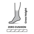 thumbnail image 2 of Calcetines Smartwool SW001650001L Liner Crew Negro L, 2 of 2