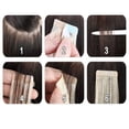 thumbnail image 3 of GOLDEN Extensions de Cheveux Marron/blond Platine à Ruban Adhésif 20 Pcs/qty 20 Pouces, 3 of 4