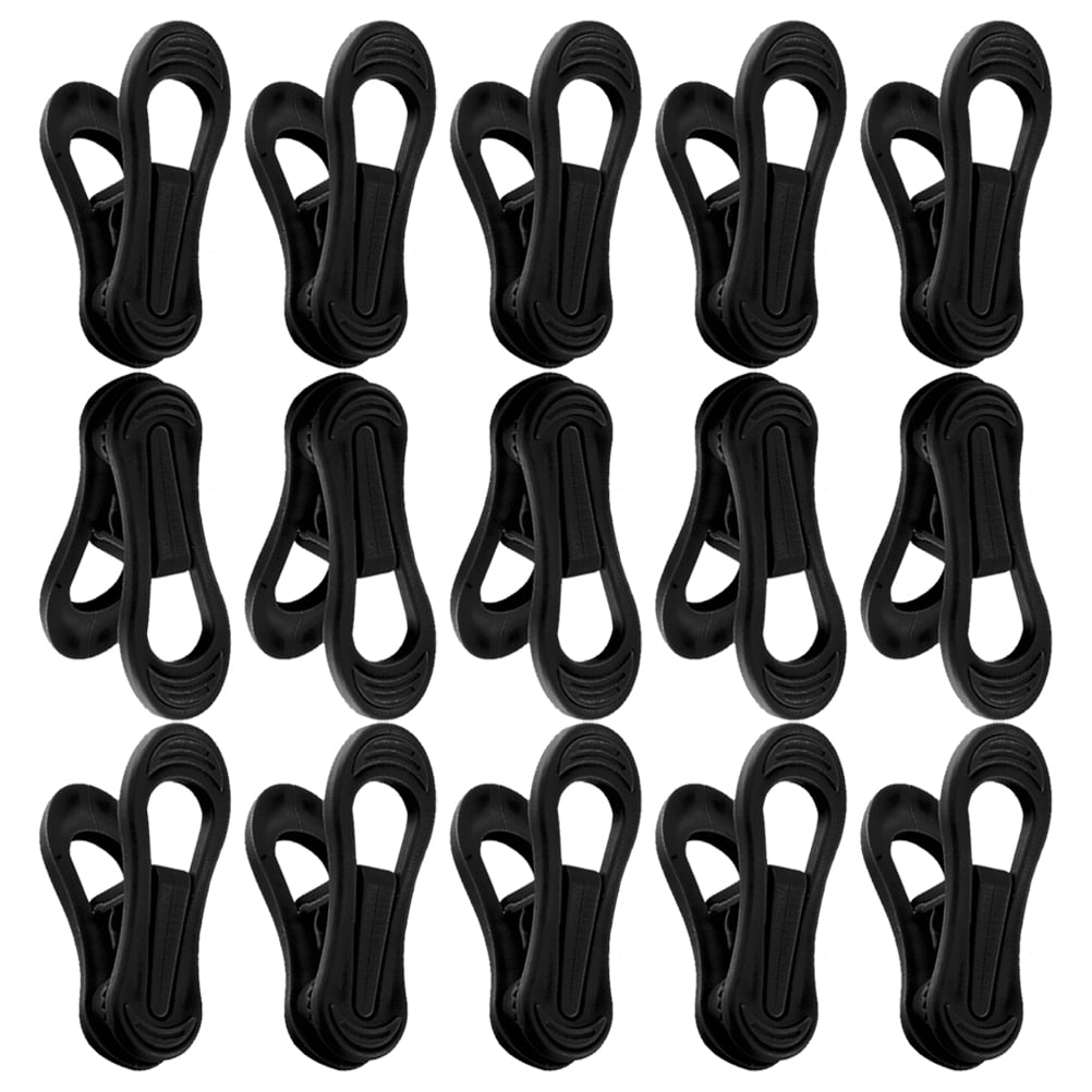 Set of 2 Clothing Small Drying White Hangers Windproof Clothespin Baby