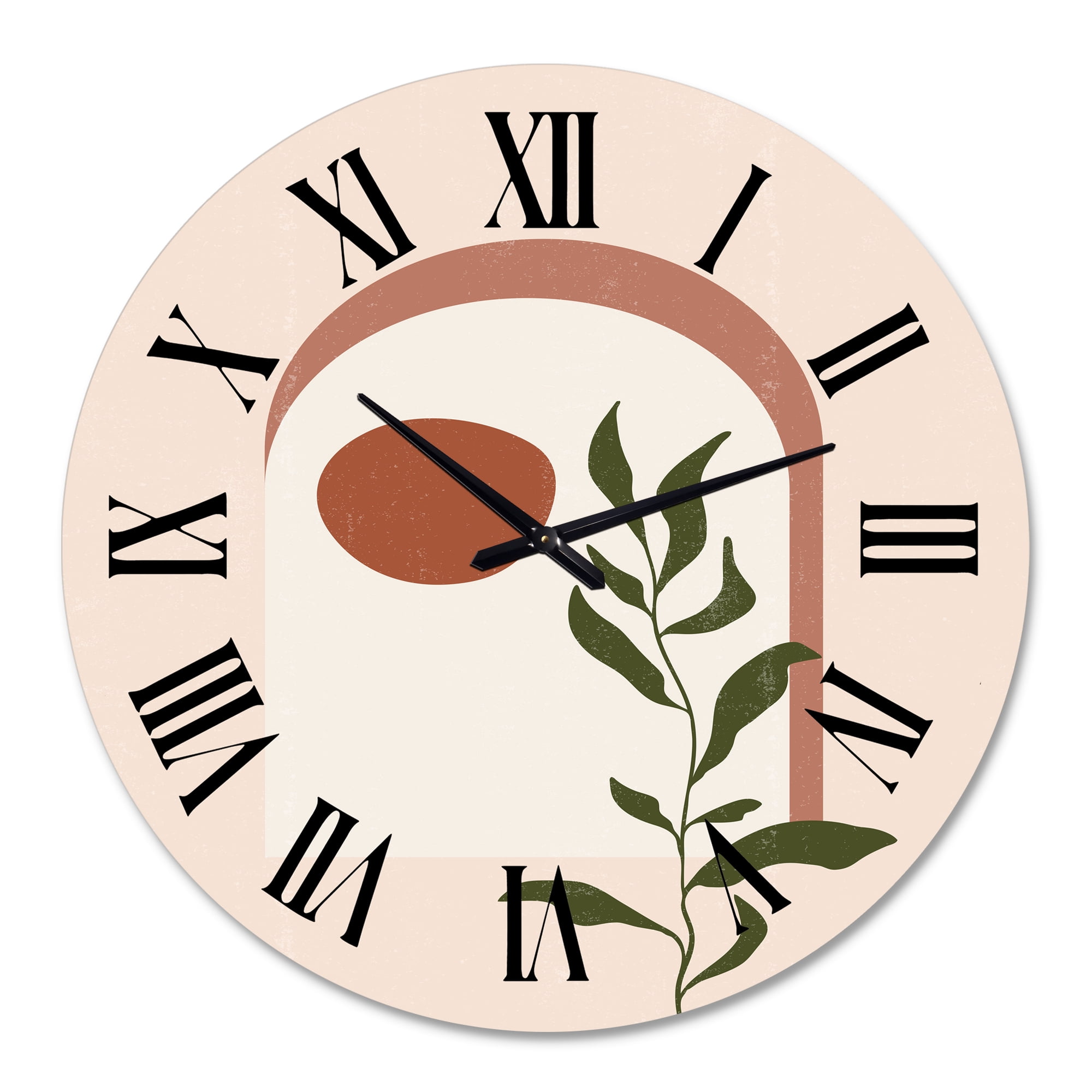 Designart 1 in Modern,Contemporary Wall Clock