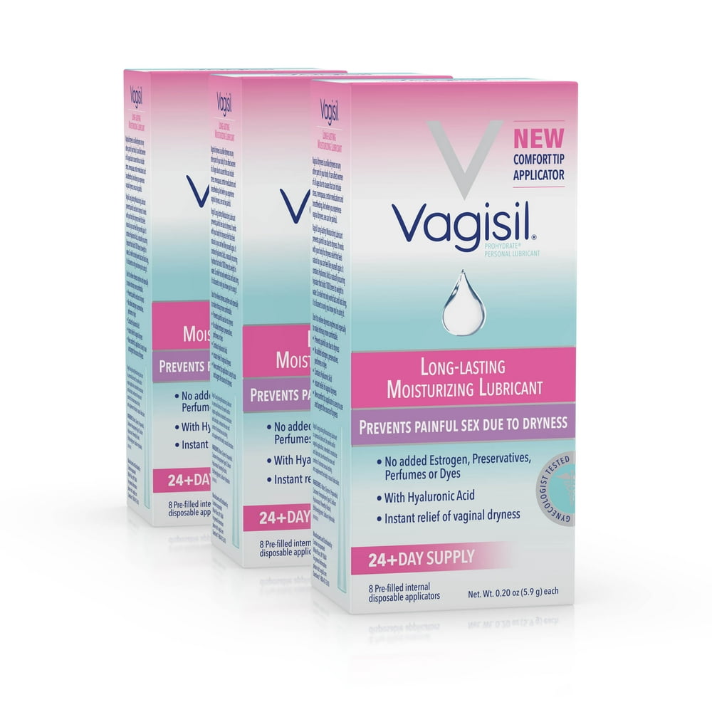 Vagisil Prohydrate Internal Vaginal Gel And Moisturizing Personal Lubricant 8 Pre Filled 3619