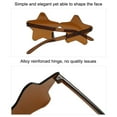 thumbnail image 4 of Giunmcul Festival Gift Star Shape Sunglasses Tinted Party Sunglasses Color Glasses for Women Men for Wedding Dance Party Halloween Party Supplies, 4 of 5
