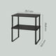 thumbnail image 2 of SONGMICS Especiero, Estante para Especias, Juego de 2, de Armario, Estante de Almacenamiento de Cocina Extensible, Negro, 2 of 5