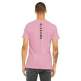 thumbnail image 3 of Daxton Adult Unisex Tshirt Alabama Script with a Vertical in the Middle Back, Pink Black, 3X-Large, 3 of 3