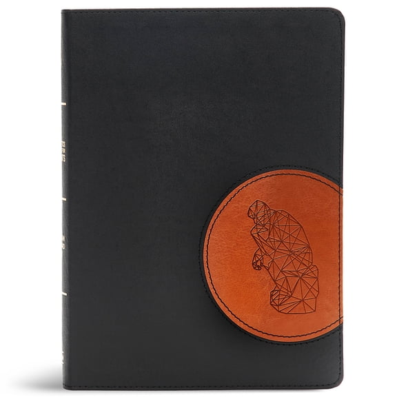 CSB Apologetics Study Bible for Students, Black/Tan Leathertouch: Black Letter, Teens, Study Notes and Commentary, Ribbo, (Hardcover)