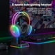 thumbnail image 2 of ONIKUMA Auriculares para Juegos con Iluminación Dinámica RGB Auriculares Supraaurales con Cable y Micrófono con Cancelación de Ruido para PC Negro, 2 of 5