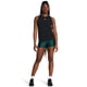 thumbnail image 2 of Camiseta sin mangas Under Armour Rival para mujer, color blanco y negro, talla M, 2 of 5