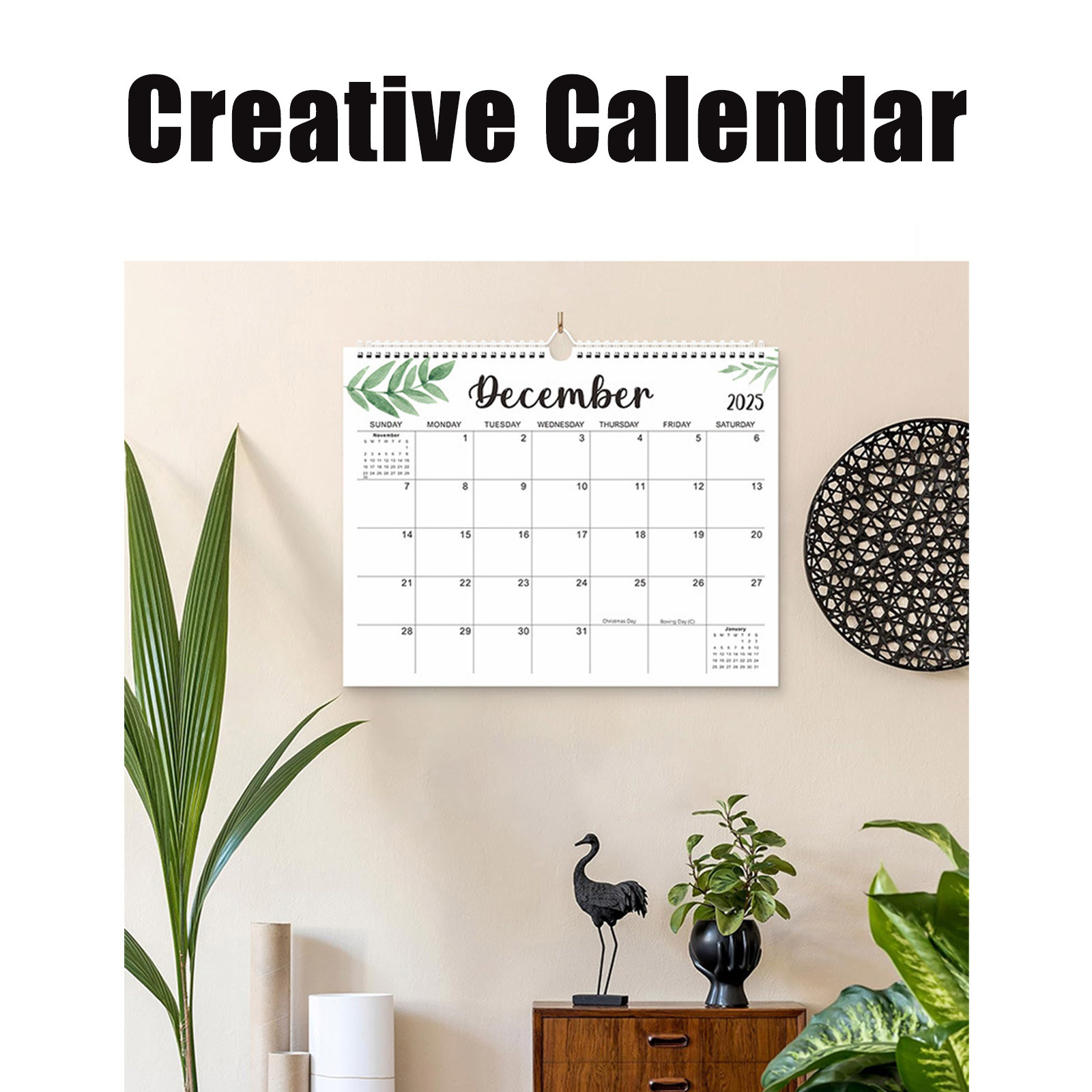 Shkhoas 2025 Wall Calendar 18 Months from January 2025 to June 2026 