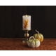 thumbnail image 2 of Vela LED sin llama Luminara Orange Fall Leaf Real Wax, 2 of 7