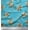 Turquoise Blue, variant on Soimoi Cotton Duck Fabric Leaves & Alba Rose Floral Print Fabric by Yard 42 Inch Wide