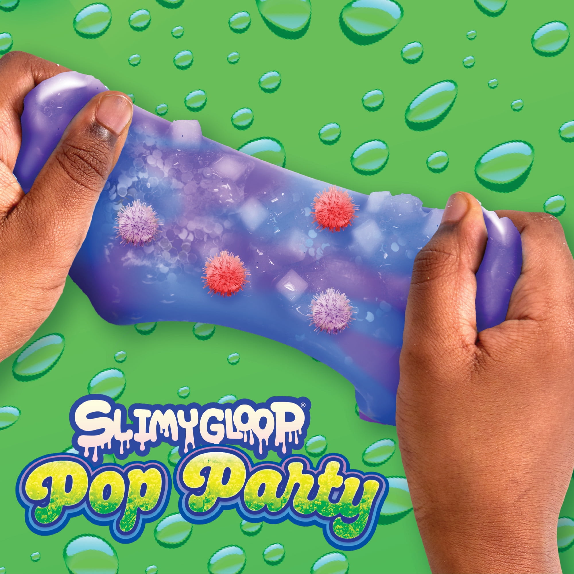 2-in-1 DIY SLIMYGLOOP Multicolor Slime Sets, Sweet Shoppe Pop Party Sensory Creations