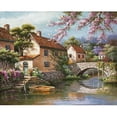 thumbnail image 1 of 30x40 Cm 5d Peinture Diamant Diy Complet, paysage Rural Diamant Peinture Diy Diamond Strass Toile Point De Croix Painting Par Numro Pour Dcoration, 1 of 5