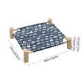 thumbnail image 3 of Elevated Outdoor Cat Dog Bed, Refreshing & Breathable Pet Cooling Sleeping Mat, for Small Cats Dogs, 20.8 x 18.9 in, 3 of 6