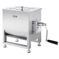 thumbnail image 3 of VEVOR Manual Meat Mixer, 60L Fixed Tank Meat Processing Equipment(Mixing Max 120LBS for Meat), Stainless Steel Meat Mixer, Sausage Mixer Machine with Lid Handle Gear Reducer, Ground Beef Hand Mixer, 3 of 9