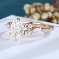 thumbnail image 3 of Jewelerix Beautiful Oval Cut 1.30 CT Ring Engagement Moissanite Diamond 14K Rose Gold Ring Birthday Gift for Sister, 3 of 6