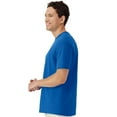 thumbnail image 3 of Gildan Light Cotton Short Sleeve T-Shirt, Modern Classic Fit Crewneck Tee for Men, Royal, 3XL, 3 of 5