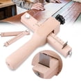 thumbnail image 1 of Garosa Leather Strap Cutter, Wooden Leather Cutting Tool, Wooden Hand Leather Strip Strap Adjustable Cutting Tool DIY Craft Tools Cutter with 5 Blades, 1 of 13