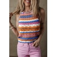 thumbnail image 5 of Bohemian Style Sleeveless Knit Tank Top - Perfect for Layering and Festivals | [ZhiHiMeRi] | (US 8-10)M, 5 of 12