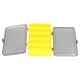 thumbnail image 4 of Caja para señuelos de pesca Estuche reversible para señuelos Caja de almacenamiento de cebos de plástico de doble cara OrganizadorAmarillo, 4 of 10