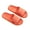 Orange, variant on Unisex couple style bathroom indoor home slippers non slip soft comfortable simple slippers Women & Men Shower Slippers Open Toe House Slides Bathroom Sandals