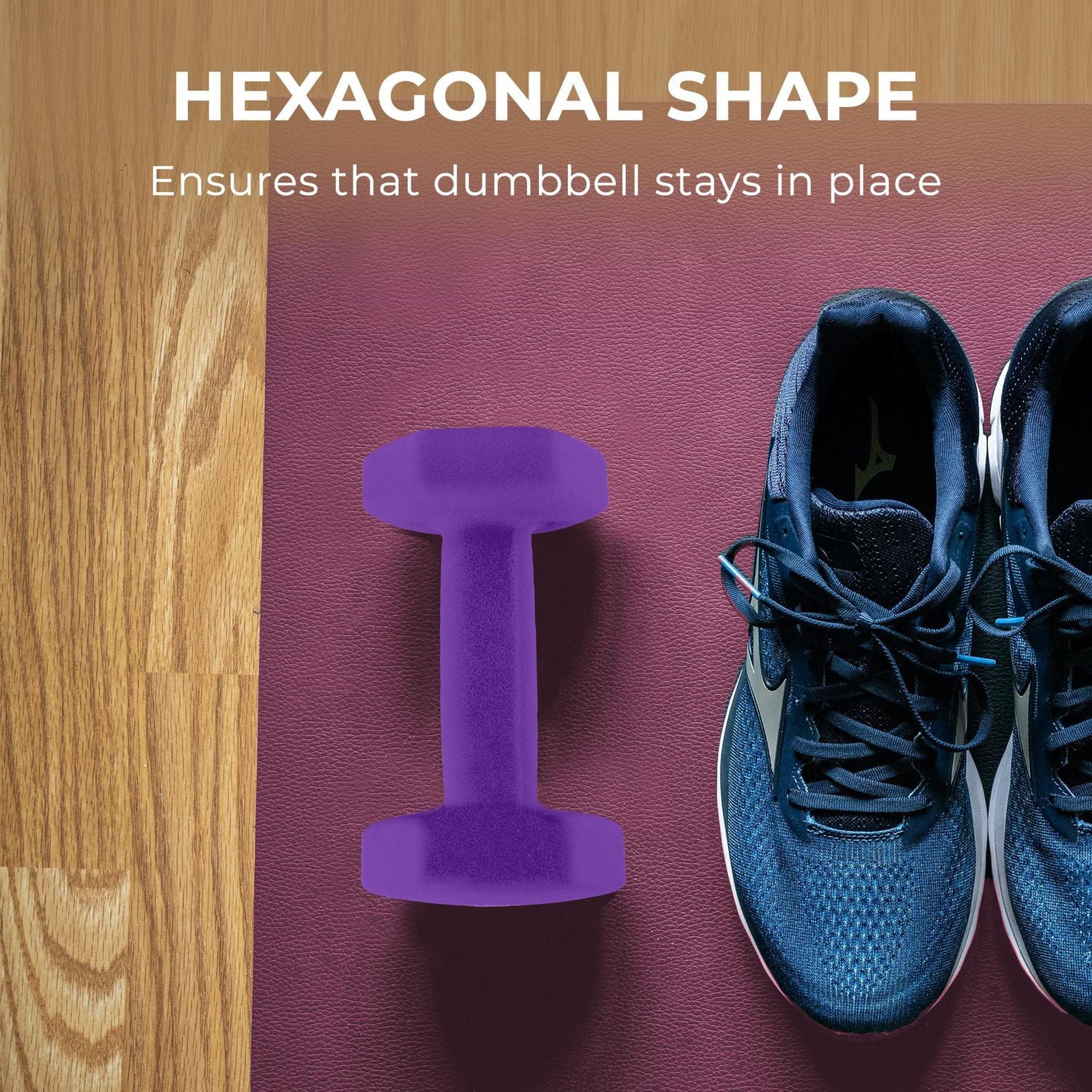 Hexagon Neoprene 5lb set