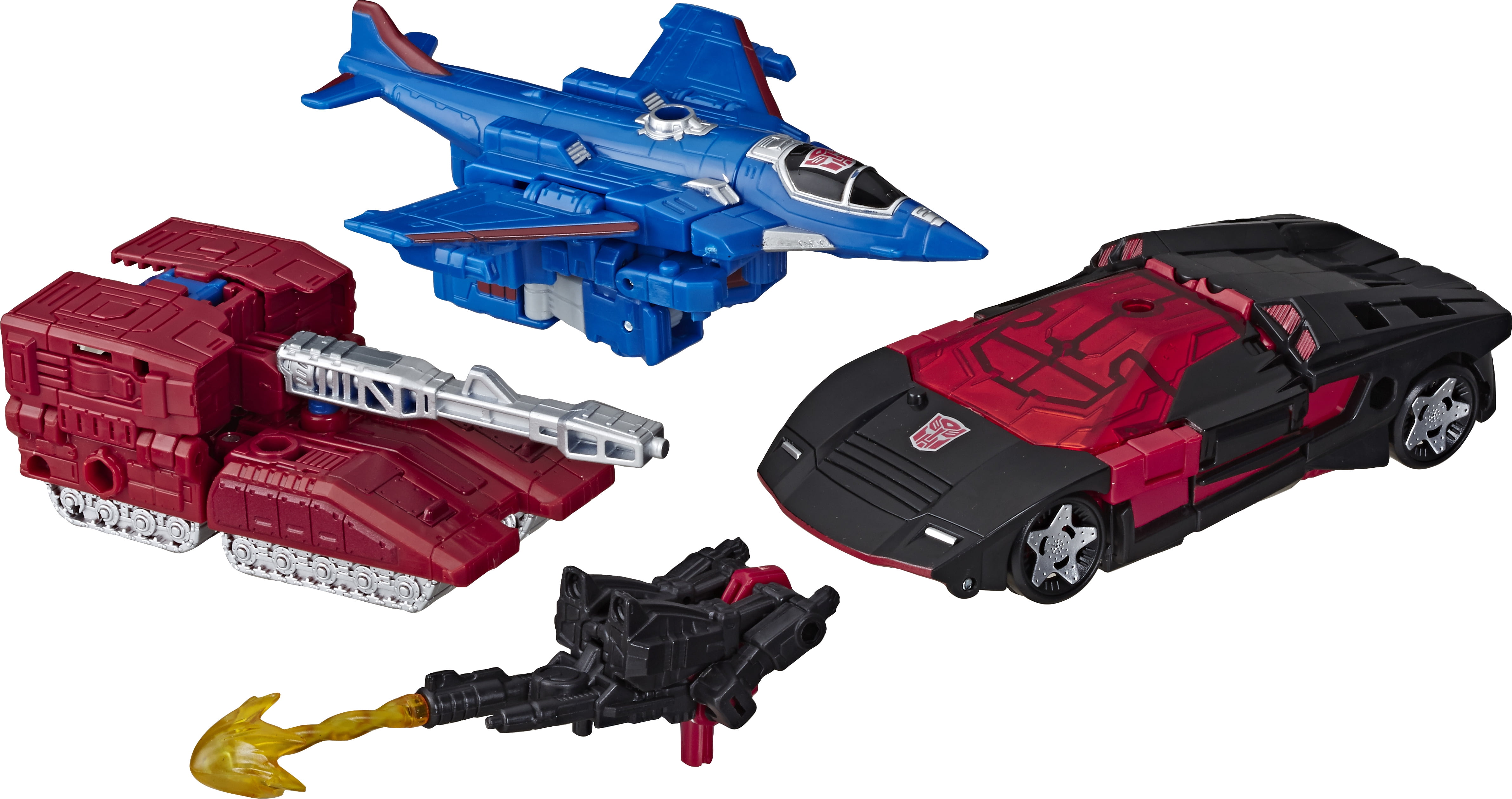 Transformers Toys Generations War for Cybertron Deluxe WFC-S26 Autobot Alphastrike Counterforce 3-Pack - Final Strike Figure Series: Part 1