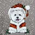 thumbnail image 3 of CafePress - Santas Westie Helper T Shirt - Men's Fitted T-Shirt, 3 of 4