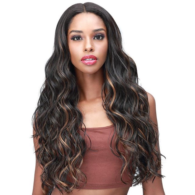 Peluca Sintética Para Mujer, Peluca De Pelo Ondulado Teñida De Longitud Media Negra, Peluca Rizada De Cosplay Para Fiestas Y Citas Kearding CE007063-00