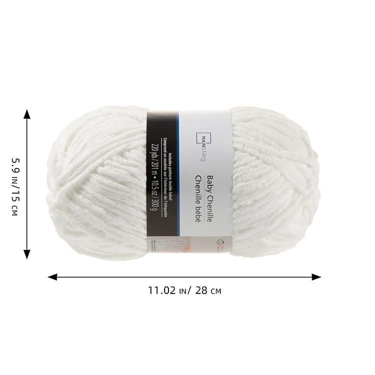 MAISNSTAYS COSY LOTS DE 2 FIL BLANC BÉBÉ