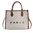 thumbnail image 4 of Bolso de gran capacidad para mujer, bolso de mensajero de moda, bolso de lona, bolso de mano portátil, bolso grande, 4 of 6