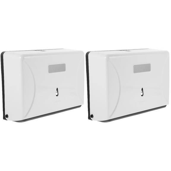HOMEMAXS 2pcs Paper Towel Dispenser Wall Mount Paper Towels Dispenser Hand Towel Dispenser Holder for Office