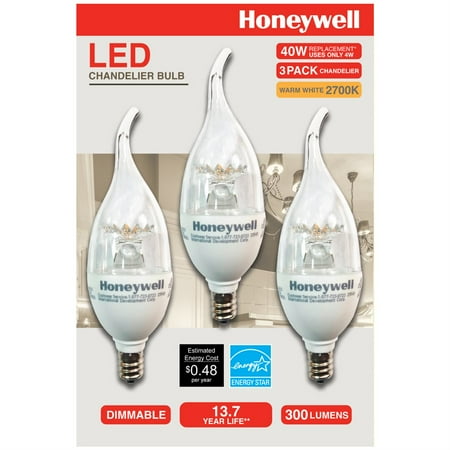 

Honeywell 4W E12 LED Light Bulb (Set of 3)