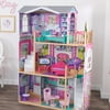 KidKraft 18-inch Wooden Dollhouse Manor, over 5' Tall with 12 Pieces, Assembly Required