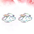 thumbnail image 4 of EeaseCA 8pcs Colorful Paper Clips Cartoon Mermaid Animal Shape Clips for Bookmark Office School, 4 of 7
