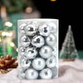 thumbnail image 4 of Christmas Ball Set Christmas Ornaments Electroplated Plastic Ball 42pc Set, 4 of 5