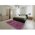 thumbnail image 5 of Ahgly Company Machine Washable Indoor Rectangle Abstract Pink Plum Purple Area Rugs, 4' x 6', 5 of 7