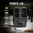 thumbnail image 2 of SPYPOINT Force 48 Trail Camera 48MP Photo 720p Video w/ 48 Low-Glow LEDs for Image Quality, 80 Flash Range, 80 Detection Range, LCD Setup Screen  Non-Cell Cameras for Hunting + 128 GB SD Card, 2 of 7