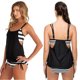 thumbnail image 2 of Traje De Baño Tankini De Rayas Blancas Y Negras De Talla Grande Sexy Para Mujer Traje De Baño M-106094.01 Tmvgtek Mujer, 2 of 8