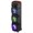 Black, variant on Portable Wireless PA Loudspeaker, 4000W Peak Power with Three 8-Inch Subwoofers, 3000mAh Rechargeable Battery, Supports TF/USB/FM/AUX, Comes with Wired Microphone