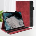 thumbnail image 3 of Funda para Tablet para Nokia T20 10.4 2021, Funda con Soporte de Cuero PU Premium, Rojo, 3 of 5