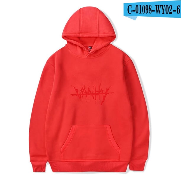Sudaderas con capucha de Juice Wrld, chaqueta informal para adultos y niños, tallas para niños, jersey de Cosplay, ropa de calle, Jersey Unisexrojo A1XXL Deng Xun unisex