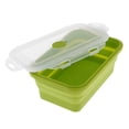 thumbnail image 2 of Tazón Plegable de Silicona Shamjiam 540ML Verde para Excursión Picnic, 2 of 9