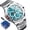 Silver Sky blue, variant on Business Man Wristwatch Date Chronograph Waterproof Luminous Luxury Men Watch Stainless Steel Quartz Men's Watches Male
