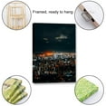 thumbnail image 3 of OWNSERIES Home Decor Beautiful Architecture Building Cityscape Pattern Canvas Wall Art Paintings for Living Room - Canvas Framed Print Wall Artworks Ship From US Warehouse, 3 of 5