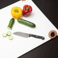 thumbnail image 3 of [6 Pack] EcoQuality Rectangular Cutting Board with Brown Rubber Grip Hook, Plastic Chopping Board, Great for Home, Kitchen and Industrial Use (18 x 24 x 1/2 inch), 3 of 3