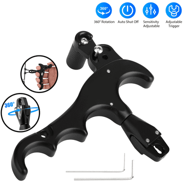 Celectigo Compound Bow Trigger – Easy to Use, Adjustable for Comfort, Enhanced Shooting Accuracy with 4-Finger Grip
