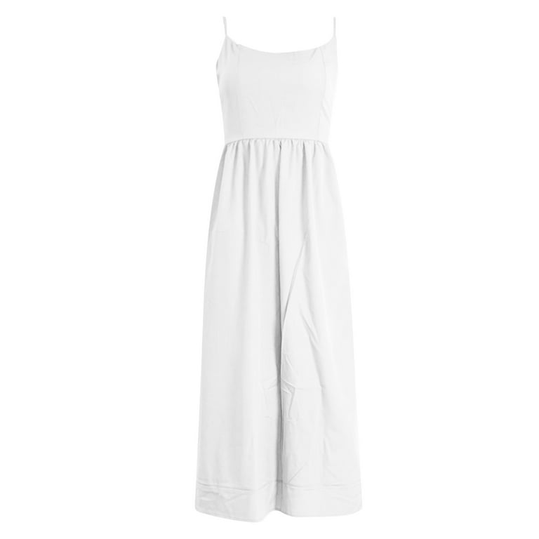 TYGHBN Dresses Summer Midi Dress for Women Casual Summer Womens Dresses Summer Women Sleeveless Sling Long Dress Summer Solid Color Backless A Line Bandage Dress - Walmart.com TYGHBN Dresses Summer Midi Dress for Women Casual Summer Womens Dresses Summer Women Sleeveless Sling Long Dress Summer Solid Color Backless A Line Bandage Dress - Walmart.com