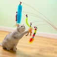 thumbnail image 4 of for Cat Toy 90cm Wand Toys Teaser with Bell Interactive Catcher Teaser Plaything Gift Ideas for Cat Lovers 90cm, 4 of 15
