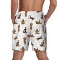 thumbnail image 2 of Lsque Mens Swim Trunks German Shepherd Dog Pattern - Bathing Suit Compression Liner - Beach Swim Shorts Swimwear - (S-3XL) - Stretch Quick Dry -X-Large, 2 of 9
