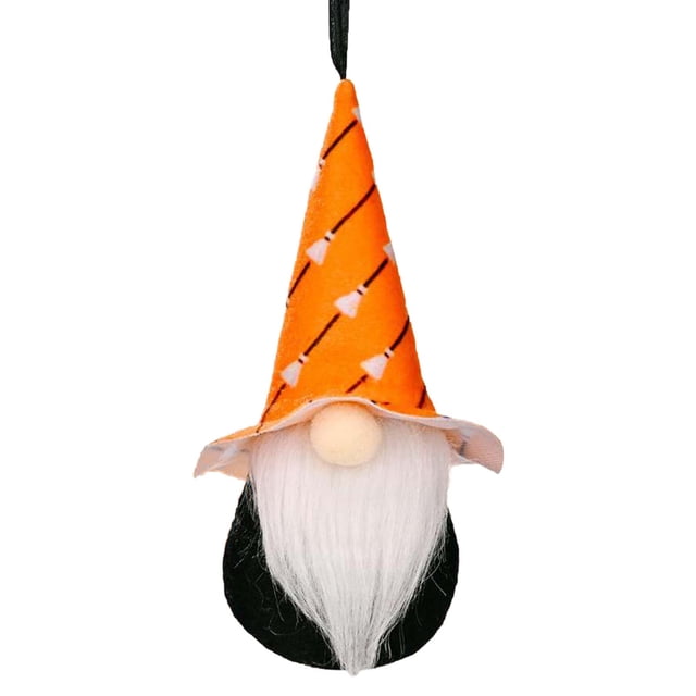 Decoraciones de Halloween 2024 Decoración de pared Fiesta interior al aire libre Halloween Rudolph Sombrero puntiagudo Pequeño colgante Creativo Halloween Muñeca sin rostro (Com(Compre 2 y ahorre 10%)